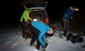 Hochtour Großglockner - Start im Dunkeln Hochtour Großglockner - Start im Dunkeln