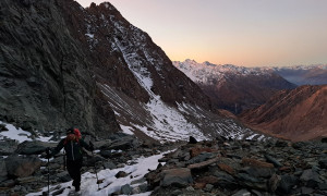 Hochtour Großglockner - Aufstieg zum Mürztalersteig Hochtour Großglockner - Aufstieg zum Mürztalersteig