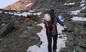 Hochtour Großglockner - Aufstieg zum Mürztalersteig Hochtour Großglockner - Aufstieg zum Mürztalersteig