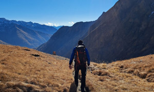 Hochtour Großglockner - Abstieg zur Lucknerhütte Hochtour Großglockner - Abstieg zur Lucknerhütte