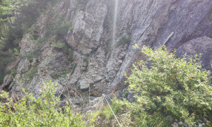 Klettersteig Verborgene Welt - im Steig