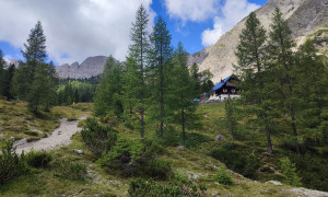 Klettersteig Verborgene Welt - bei der Kerschbaumeralm