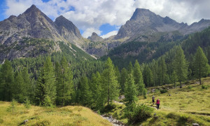 Klettersteig Verborgene Welt - bei der Kerschbaumeralm