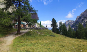 Klettersteig Verborgene Welt - bei der Kerschbaumeralm