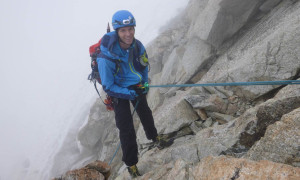 Piz Bernina - Abseilen Spallagrat Piz Bernina - Abseilen Spallagrat