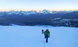 Hochtour Dufourspitze - über Gletscher