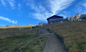 Wilde Kreuzspitze, Wurmaulspitze - kurz vor der Brixnerhütte