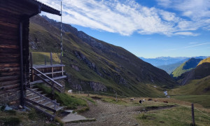 Wilde Kreuzspitze, Wurmaulspitze - bei der Brixnerhütte