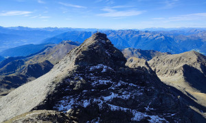 Wilde Kreuzspitze, Wurmaulspitze - Gipfelsieg Wilde Kreuzspitze, beim Nordgipfel