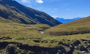 Wilde Kreuzspitze, Wurmaulspitze - Abstieg, bei der Brixnerhütte
