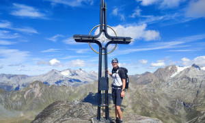 Wilde Kreuzspitze, Wurmaulspitze - Gipfelsieg Wurmaulspitze