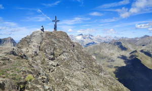 Wilde Kreuzspitze, Wurmaulspitze - Gipfelsieg Wurmaulspitze