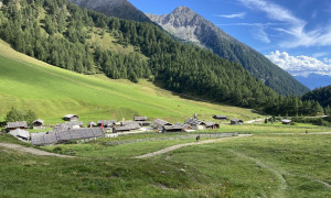 Wilde Kreuzspitze, Wurmaulspitze - bei der Fanealm