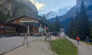 Bergtour Conturines, Lavarella - bei der Capanna Alpina