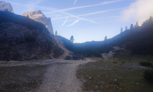 Bergtour Conturines, Lavarella - Zustieg