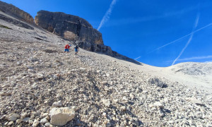 Bergtour Conturines, Lavarella - Aufstieg