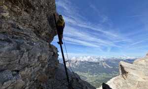 Bergtour Conturines, Lavarella - Schlussaufstieg Conturinesspitze