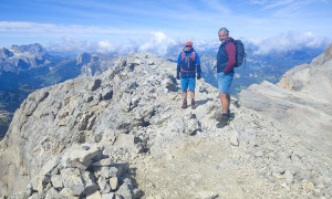 Bergtour Conturines, Lavarella - Gipfelsieg Conturinesspitze