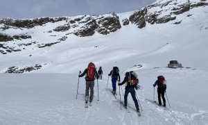 Zustieg Mantova Hütte - Querung