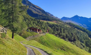 Bergtour Durreck - Aufstieg, bei der Unterrieser Alm