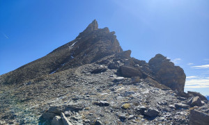 Bergtour Quirl - Aufstieg, beim Nordwestgrat