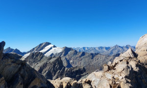 Bergtour Quirl - Aufstieg, Blick zur Rötspitze
